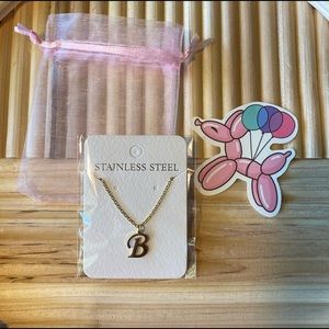Initial Necklace “B”